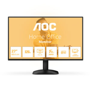 AOC MONITOR 27 LED VA 16:9 FHD 4MS 300 CDM 120hz, VGA/HDMI