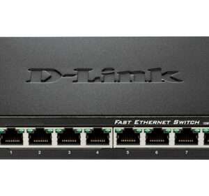 D-LINK SWITCH 8 PORTE 10/100 CASE METALLICO