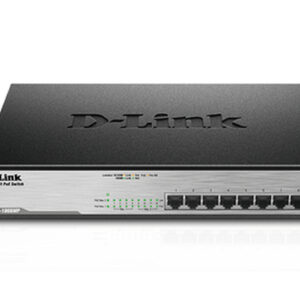 D-LINK SWITCH 8 PORTE GIGABIT POE DESKTOP RACK MOUNTABLE