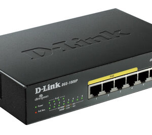 D-LINK SWITCH 8 PORTE GIGABIT 10/100/1000 DI CUI 4 POE