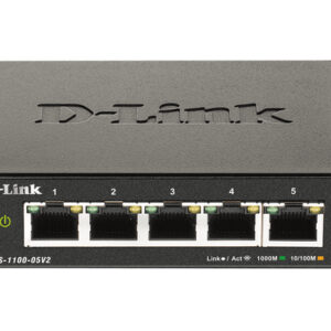 D-LINK SWITCH 5 PORTE GIGABIT MANAGED
