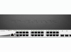 D-LINK SWITCH 24 PORTE GIGABIT POE + 4 PORTE SFP JUMBO FRAME 370W