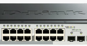D-LINK SWITCH 16 PORTE GIGABIT + 2 PORTE SFP + 2 PORTE SFP SMART MANAGED STACKABLE