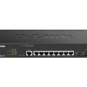 D-LINK SWITCH 8 PORTE GBIT POE MANAGED INCL. 2 X SFP