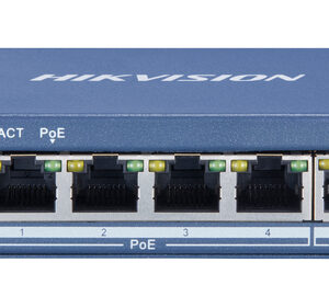 HIKVISION SWITCH 4 PORT GIGABIT UNMANAGED POE SWITCH  1 GIGABIT RJ45 UPLINK PORT, 802.3AF/AT, POE PO