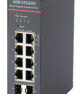 HIKVISION SWITCH INDUSTRIALE SMART MANAGED GIGABIT HI-POE 8 PORTS