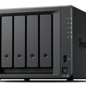 SYNOLOGY NAS DS925+ X 4HD/SSD 3.5"/2.5"SATA-NO HD-AMD RYZEN V1500B--DDR4 4GB-2P GIGA-2P USB-1P