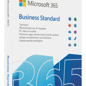 MICROSOFT 365 BUSINESS STANDARD RETAIL SUB 1 YEAR