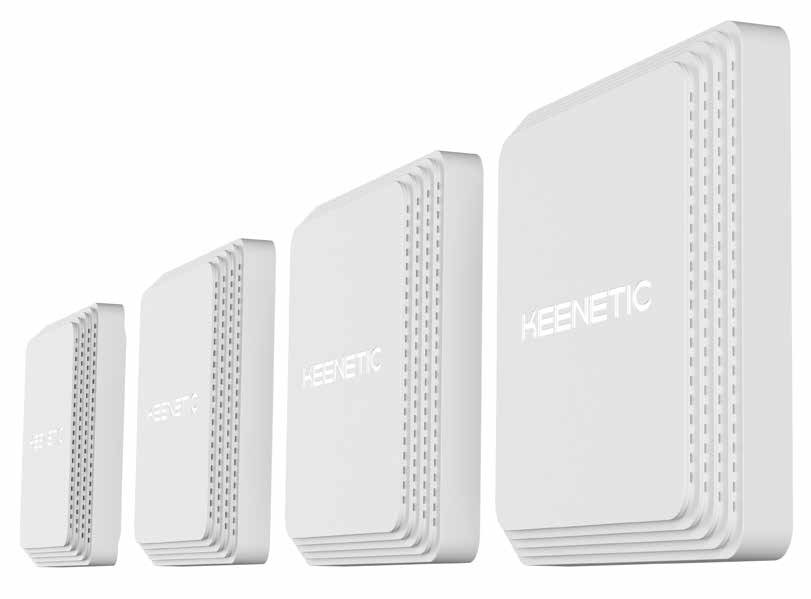 KEENETIC VOYAGER PRO (KN-3510), ACCESS POINT WI-FI AX1800, MESH, 2 PORTE 1GBPS, POE, MENU MULTI LINGUA, 4-PACK