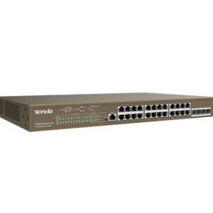 TENDA SWITCH L3 MANAGED POE SWITCH 24 PORTE 10/100/1000 BASE-T ETHERNET - 4 PORTE 1000 BASE-X SFP -1