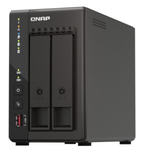 QNAP NAS TS-253E Tower 2-Bay CPU Celeron J6412 Dual Core + 8 GB DDR4 2x M.2 gen.3x1 + 2x 2.5 GbE