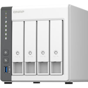 QNAP NAS TOWER 4BAY ARM 4CORE 2.0GHz 2XSATA 6GB/S 3.5"/2.5" 4GB RAM 1X2.5GBE 1X1GBE, 2XUSB2.0 1XUSB3