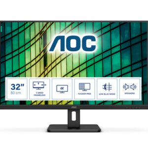 AOC MONITOR 31,5 LED MVA 16:9 4K UHD 4MS 350 CDM, DP/HDMI, MULTIMEDIALE